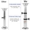 HWHongRV 3 Levels Adjustable RV Boat Table Pedestal, Detachable Aluminum Alloy RV Table Legs Stand Base Telescoping Mount Frame 17-29 Inch Height Range for RV Marine Boat Marine Yacht view 3