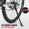 ROCKBROS Bike Kickstand Adjustable Bike Rear Mount Kickstand Bike Side Aluminium Alloy Adults Kick Stand for 22-28 Inch Mountain Road Bikes view 2