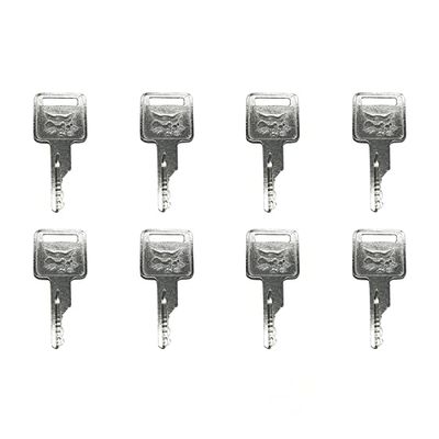Ignition Key D250 6693241 6709527 for Bobcat 751 753 763 773 863 873 883 963 Skid Steer Loader (8x Ignition Key D250 6693241 6709527)