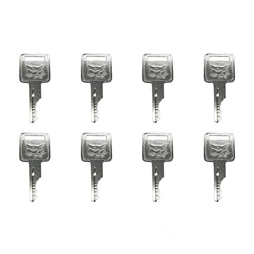Ignition Key D250 6693241 6709527 for Bobcat 751 753 763 773 863 873 883 963 Skid Steer Loader (8x Ignition Key D250 6693241 6709527)