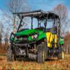 SuperATV Scratch Resistant Flip Windshield for John Deere Gator XUV550, XUV550 S4 2012-2016, Made of 1/4" Hard Coated Polycarbonate, Comes Preassembled, Can be Closed, Vented, or Fully Open, USA Made view 2