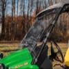 SuperATV Scratch Resistant Flip Windshield for John Deere Gator XUV550, XUV550 S4 2012-2016, Made of 1/4" Hard Coated Polycarbonate, Comes Preassembled, Can be Closed, Vented, or Fully Open, USA Made view 4