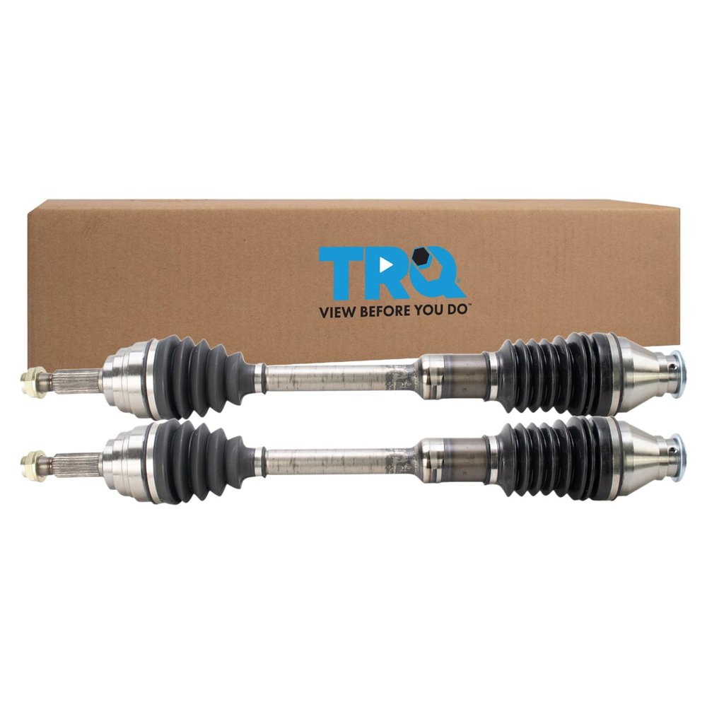 TRQ Front Driver and Passenger Side Severe Duty CV Axle Assembly Set Compatible with 1990-1999 Subaru Legacy 1993-2001 Impreza 1998-2000 Forester Manual Automatic Transmission