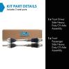 TRQ Front Driver and Passenger Side Severe Duty CV Axle Assembly Set Compatible with 1990-1999 Subaru Legacy 1993-2001 Impreza 1998-2000 Forester Manual Automatic Transmission view 2