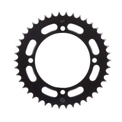 Primary Drive Rear Steel Sprocket 42 Tooth Black for Yamaha Banshee 350 1987-1988
