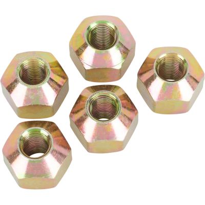 Metric 1 Inch Double Ended Lug Nut, 90 Degree, Pack of 5