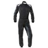 OMP RACING, TECNICA HYBRID OVERALL F IA 8856-2018 BLACK/SIL view 1