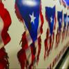Puerto Rican American USA Decal Sticker America Puerto Rico Country Pride Bumper Window Car Truck Vehicle Reverse Mirrored view 2