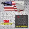 Puerto Rican American USA Decal Sticker America Puerto Rico Country Pride Bumper Window Car Truck Vehicle Reverse Mirrored view 3