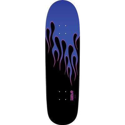 Powell Peralta Hotrod Flames 22 Dk-9.37x33.8 Nitro Blue/Black - (Bundled with Free 1'' Hardware Set)