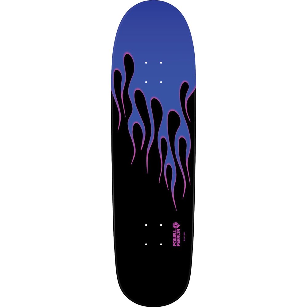 Powell Peralta Hotrod Flames 22 Dk-9.37x33.8 Nitro Blue/Black - (Bundled with Free 1'' Hardware Set)