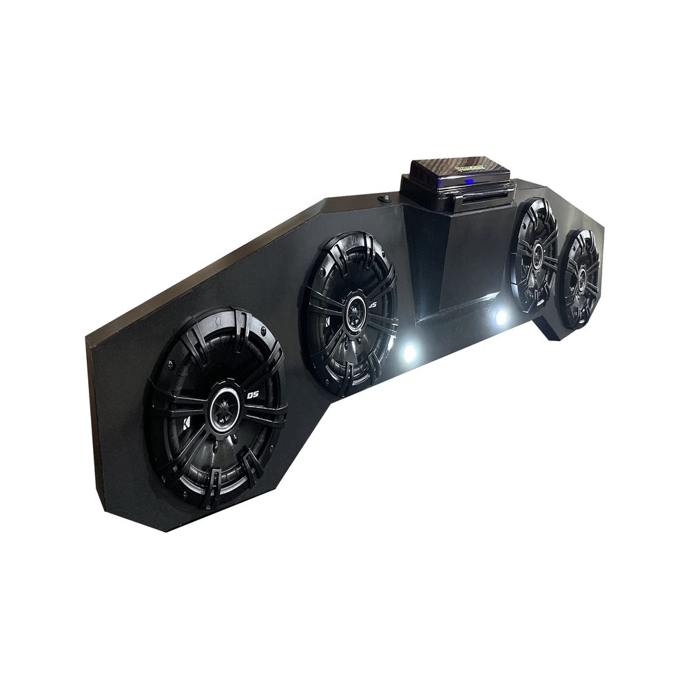 Galena Compatible with Can am Maverick x3 Radio soundbar 6.5 Overhead Stereo bt Head Unit am fm soundbar