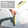 Wakauto 1pc Slotted D-Shaped Wiper for Glass Cleaning Ergonomic Handle Window Cleaning Tool Household Glass Wiper for Cars and Home Use Easy to Operate Excellent Results view 2