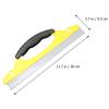 Wakauto 1pc Slotted D-Shaped Wiper for Glass Cleaning Ergonomic Handle Window Cleaning Tool Household Glass Wiper for Cars and Home Use Easy to Operate Excellent Results view 3