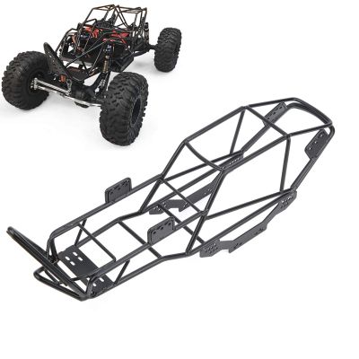 Tomotato RC Roll Cage Chassis, Heavy-Duty Metal Full Tube Frame Body Chassis with Enhanced Traction and Rigid Stability for Axial SCX10 1/10 Scale RC Crawler Truck Upgrade Parts