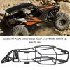 Tomotato RC Roll Cage Chassis, Heavy-Duty Metal Full Tube Frame Body Chassis with Enhanced Traction and Rigid Stability for Axial SCX10 1/10 Scale RC Crawler Truck Upgrade Parts view 2