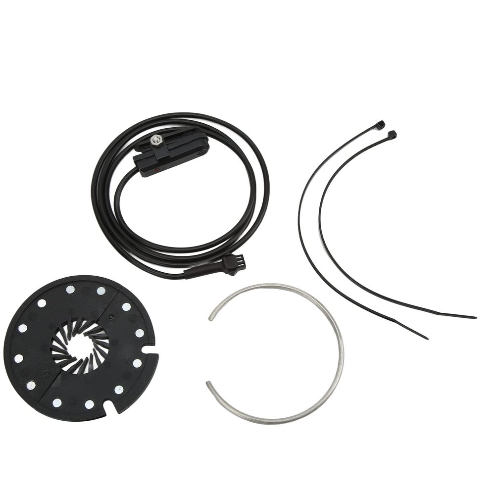 Power Pedal Assist Sensor, 12V-72V Right Installation 12 Magnets Speed Sensor Sensitive for Electric Conversion