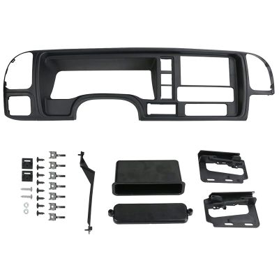 PACEWALKER Car Radio Stereo Dash Panel Kit DP-3003 Double Din Compatible with 1995-2002 for GM SUV/Truck Black