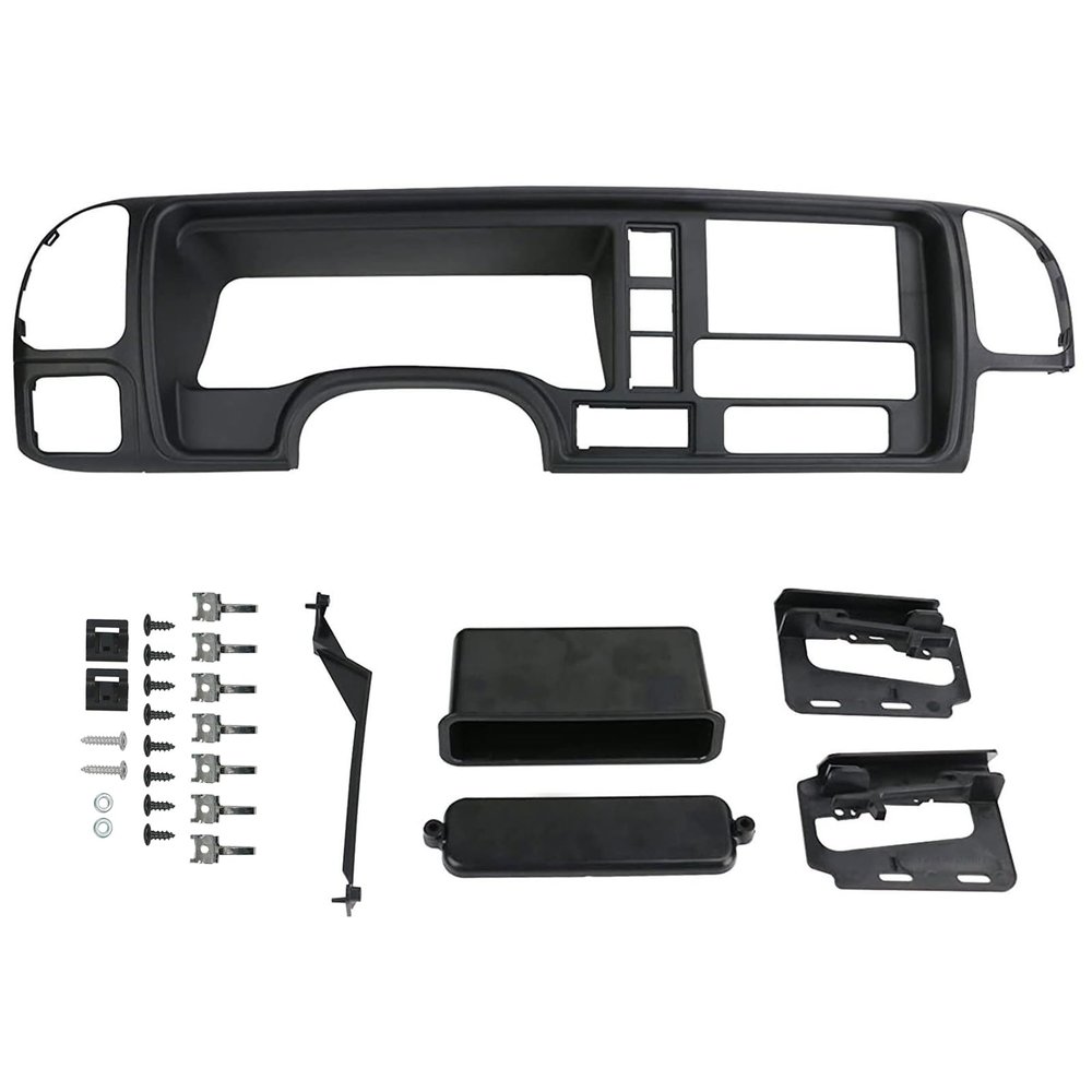 PACEWALKER Car Radio Stereo Dash Panel Kit DP-3003 Double Din Compatible with 1995-2002 for GM SUV/Truck Black