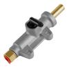 Caltric Rear Brake Master Cylinder Compatible with Polaris 1910301 3/8" Flared Brake Connector view 1