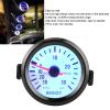 Aramox Turbo Boost Pressure Meter for Cars, Universal Boost Pointer Gauge Vacuum Pressure Meter 0?30PSI 12V Blue LED Dial 52mm Dia view 2