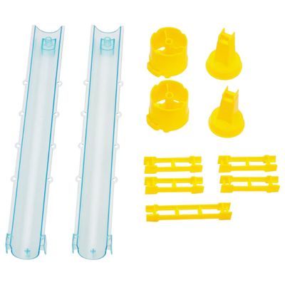 TAKARA TOMY Arts Somen Slider Custom Set - Yellow Rectangular Plastic Food Preparation Slider Set