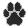 Baluue Dog Paw Stickers for Cars, 3D Paw Print Car Decal Zinc Alloy Auto Car Emblem Decal Decoration, Black Metal Dog Footprint Stickers for Cars Truck Window Laptops view 1