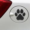 Baluue Dog Paw Stickers for Cars, 3D Paw Print Car Decal Zinc Alloy Auto Car Emblem Decal Decoration, Black Metal Dog Footprint Stickers for Cars Truck Window Laptops view 2