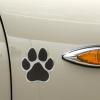 Baluue Dog Paw Stickers for Cars, 3D Paw Print Car Decal Zinc Alloy Auto Car Emblem Decal Decoration, Black Metal Dog Footprint Stickers for Cars Truck Window Laptops view 3