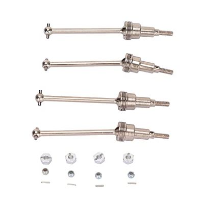 RC Drive Shaft, Durable Metal Construction, CVD Rear Shaft for 1/18 Scale RC Cars, Racing and Drifting Enthusiasts