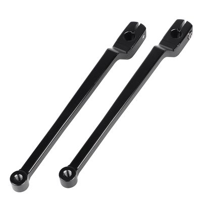 XMMT Black 9.84" Extended Shifter Lever Heel Toe Shift Levers Set Compatible for Harley 1986-2017 FL Softail, 1988-2021 Touring Road Street Electra Glide Road King and 2008-2021 Trike Models