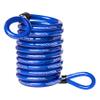 DocksLocks Weatherproof Coiled Security Cable (5ft to 25ft Lengths) with Reinforced Looped Ends, Anti-Theft Protection for Kayaks, Bikes, Paddleboards, Outdoor Equipment, Bicycles and More 5ft view 1