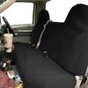 RealSeatCovers ProSync Seat Cover for 1992-2010 Ford F150 F250 F350 Front Bench F23 Molded Headrest Belt Cutout Exact Fit (Black) view 1