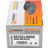 MAGMA MaxValue MXD498M Semi-Metallic Brake Pads, Front view 3