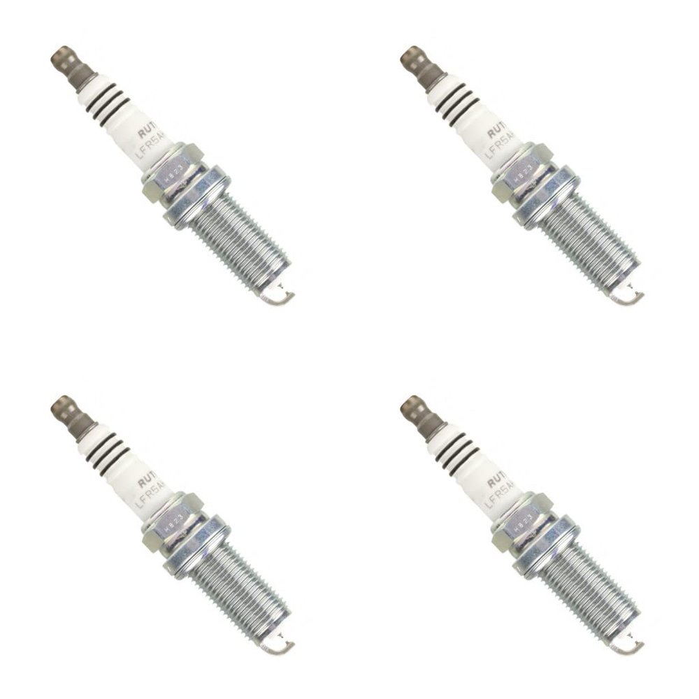 NGK For Jeep Compass 2017-2020 Spark Plug Ruthenium HX Box of 4 LFR5AHX | 96355