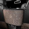 eing Crystal Car Organizers and Storage Purse Holder, Car Seat Back Net Handbag Accessories with Bling Diamonds for Women, Car Pet Barrier for Dogs and Kids, Gold view 1