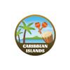 Caribbean Islands 3 inch Sticker, S423 (Waterproof Vinyl Decal for Car, Water Bottle, Laptop, iPad, Window, Cooler, Luggage, Bumper, Toolbox, Locker), 3 inch view 1