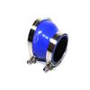 TMKOOL 4-Ply Reinforced High Temperature 3" to 3.75" ID Straight Reducer Hose Silicone Coupler With 304 Stainless Steel T Bolt Clamp Combo (3''-3.75'' Blue) view 1