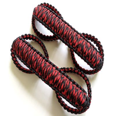 Happy Jeepinit Paracord Roll Bar Grab Handles for Jeep Wrangler, Set of 2, Pick Your Colors (Red Camo)