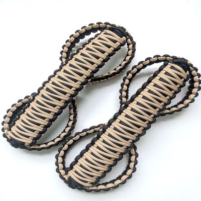 Happy Jeepinit Paracord Roll Bar Grab Handles for Jeep Wrangler, Set of 2, Pick Your Colors (Tan)