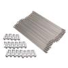 Tusk Motorcycle Spoke Kit - Rear 18" Silver Spoke/Silver Nipple Compatible with Yamaha YZ250 1988-2025/YZ250X 2016-2025/YZ250F 2001-2021/YZ450FX 2016-2025 view 1
