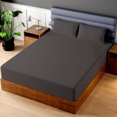 Superity Luxurious Hotel Quality King Fitted Sheet 100% Cotton Ultra Soft, Skin-Friendly & Hypoallergenic Deep Pocket Fits 16 Mattress Easy Care & Snug Fit (King Size - 78 x 80)