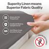 Superity Luxurious Hotel Quality King Fitted Sheet 100% Cotton Ultra Soft, Skin-Friendly & Hypoallergenic Deep Pocket Fits 16 Mattress Easy Care & Snug Fit (King Size - 78 x 80) view 3