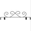 Ackfeld Manufacturing Classic Motifs 12 Inch Scroll Charcoal Rem Header with Clips view 1