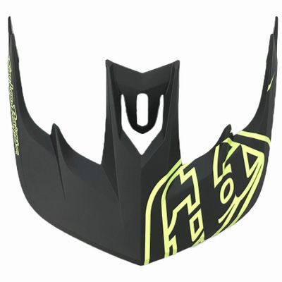 Troy Lee Designs Stage Mountain Bike Helmet Replacement Visor - MTB Cycling BMX Bicycle Helmet Accessories - Nova Glo Yellow, One Size