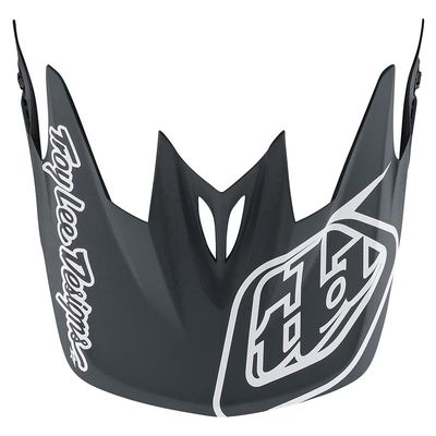 Troy Lee Designs D3 Fiberlite Mountain Bike Helmet Replacement Visor - MTB Cycling BMX Bicycle Helmet Accessories - Slant Green, One Size