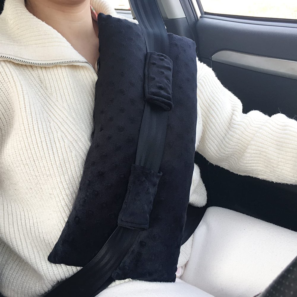 BNRendles Mastectomy Seat Belt Pillows for Pacemaker Recovery, Post Surgery Port Cushions Heart Surgery Pads Bypass Breast Cancer Protectors Gift Accessories Women Men