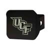 FANMATS 31108 University of Central Florida Black Metal Hitch Cover with Metal Chrome 3D Emblem view 1