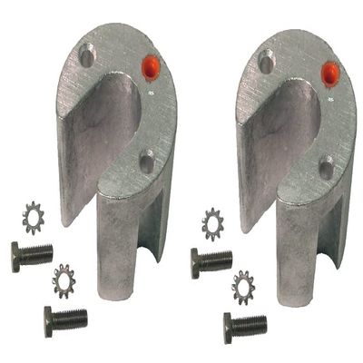 Aluminum Anode Kit Fits Mercruiser Bravo I II III X XR XZ and Blackhawk Drives Trim Tilt Piston Lift-Ram Aluminum Anode Kit Includes Hardware Replaces 806190A, Martyr CM806190A, Tecnoseal 20822AL