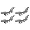 Extreme Max 3005.3871.4 Pontoon Trailer Bunk Bracket - Pack of 4 view 1